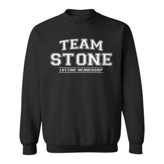 Team Stone | Proud Family Surname Last Name Gift Sweatshirt - Seseable