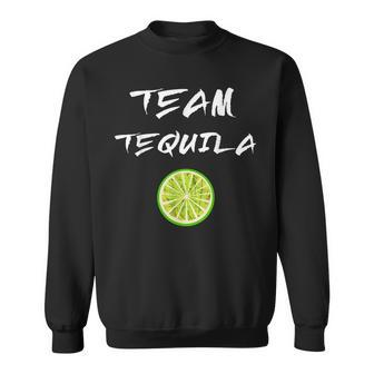 Team Tequila Lime Group Lemon Squad Cocktail Drink Party Men Women Sweatshirt Graphic Print Unisex - Thegiftio UK