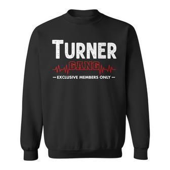 Team Turner Last Name Lifetime Member Turner Family Surname Men Women Sweatshirt Graphic Print Unisex - Seseable