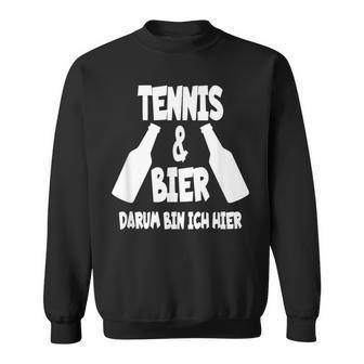 Tennis Und Bier Tenniscamp Tennistrainer Tenniscamp Sweatshirt - Seseable