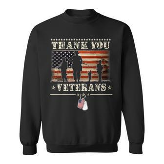 Thank You Veterans Proud Veteran Day Sweatshirt - Seseable
