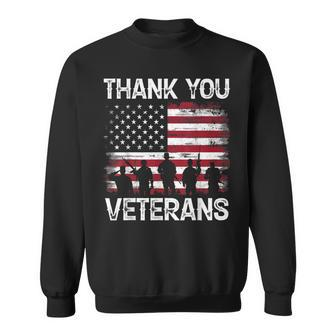 Thank You Veterans Veterans Thank You Veterans Day V3 Sweatshirt - Seseable