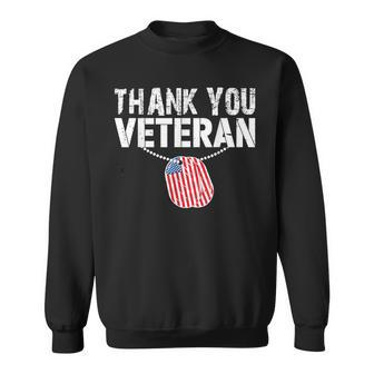 Thank You Veterans Will Make An Amazing Veterans Day V4 Sweatshirt - Seseable