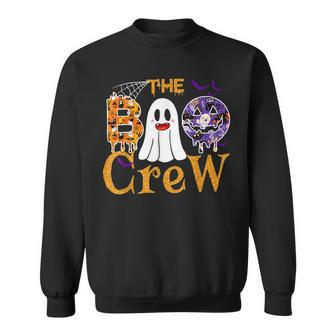 The Boo Crew Halloween Family Matching Halloween Party Men Women Sweatshirt Graphic Print Unisex - Thegiftio UK