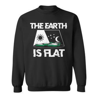 The Earth Is Flat Flat Earth Men Women Sweatshirt Graphic Print Unisex - Seseable