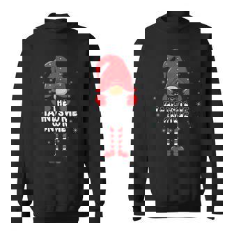 The Handsome Gnome Matching Family Christmas Men Women Sweatshirt Graphic Print Unisex - Thegiftio