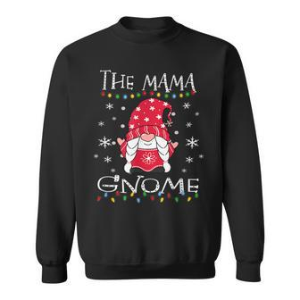 The Mama Gnome Christmas Mom Mother Mommy Family Matching T Sweatshirt | Mazezy