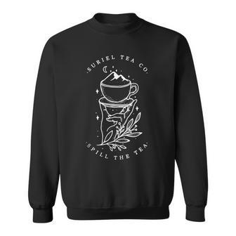 The Suriels Tea Co Spill The Tea Sweatshirt | Mazezy