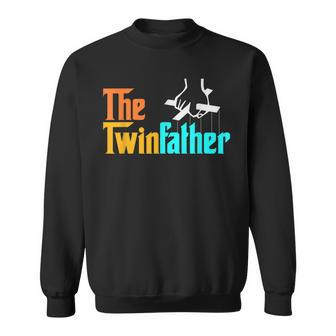 The Twinfather Funny Father Of Twins Funny Dad Fathers Day Sweatshirt | Mazezy