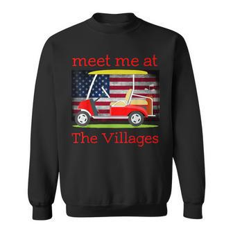 The Villages Florida Retirement American Flag Sweatshirt | Mazezy AU