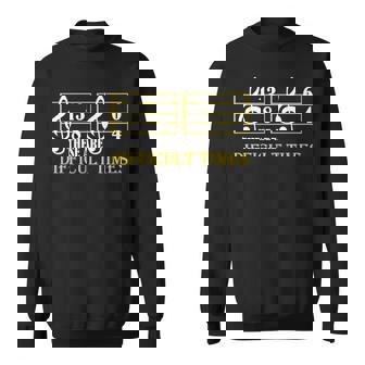 These Are Difficult Times Funny Music Lover Musician Notes Sweatshirt - Seseable