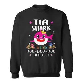 Tia Shark Doo Doo Matching Family Shark Gift Sweatshirt - Seseable