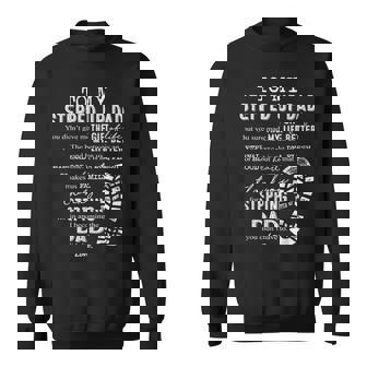 To My Stepped Up Dad The Gift My Life Better Stepping Dad Sweatshirt - Thegiftio