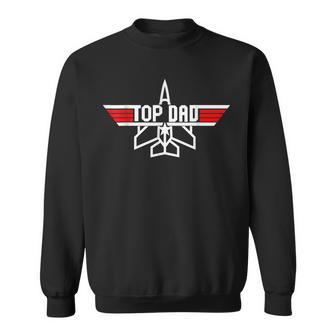 Top Dad Herren Sweatshirt, Originelles Design für Vatertag und Geburtstag - Seseable