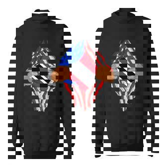 Trinidad And Tobago Blood Inside Me | Flag Gift Men Women Sweatshirt Graphic Print Unisex - Thegiftio