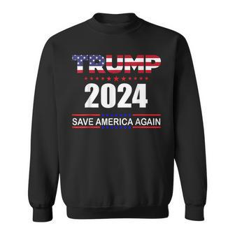 Trump 2024 Save America Save America Again Trump Sweatshirt | Mazezy UK