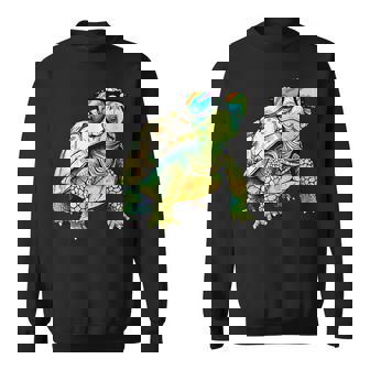 Turtle Colorful Turtle Outfit Mens Turtle Lover Sweatshirt | Mazezy