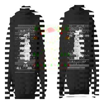 Ugly Ragdoll Cat Xmas Lighting Santa Ragdoll Cat Christmas Men Women Sweatshirt Graphic Print Unisex - Thegiftio