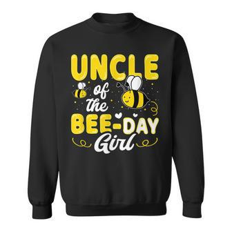 Uncle Of The Bee Day Girl Hive Party Matching Birthday Sweatshirt | Mazezy DE