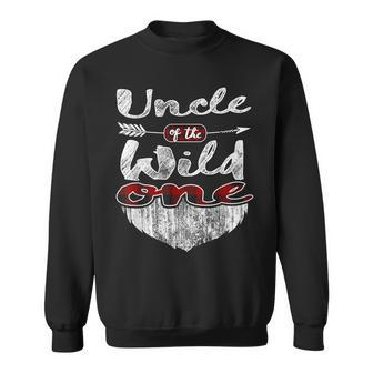 Uncle Of The Wild One 1St Birthday 1 Girl Boy First Gift For Mens Sweatshirt | Mazezy