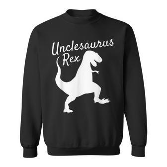 Uncle Saurus Rex Family Dinosaur Christmas Pajamas Sweatshirt | Mazezy