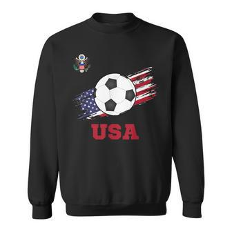 United States Soccer American Football Usa Futbol Sweatshirt | Mazezy