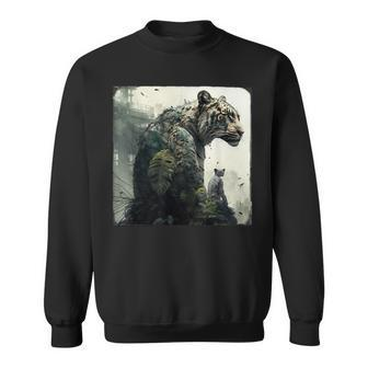 Unleash The Wild With The Exotic Tiger In A Foreign Land Sweatshirt | Mazezy