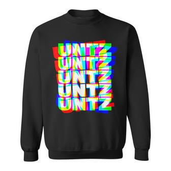 Untz Untz Hardstyle Techno Rave Edm Music Dj Festival Raver Men Women Sweatshirt Graphic Print Unisex - Thegiftio UK