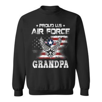Us Air Force Proud Grandpa Proud Air Force Grandpa Father  Sweatshirt