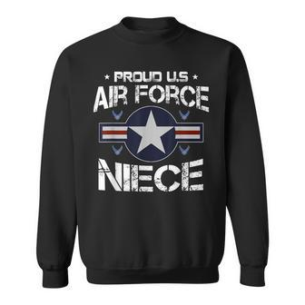 Us Air Force Proud Niece - Proud Air Force Niece Veteran Day Sweatshirt - Seseable