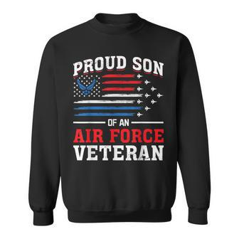 Us Air Force Veteran Proud Son Of An Air Force Veteran Sweatshirt - Seseable