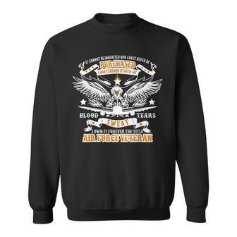 Us Air Force Veteran T For The Usaf Sweatshirt | Mazezy AU