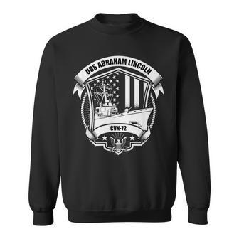 Uss Abraham Lincoln Cvn-72 Sweatshirt - Seseable