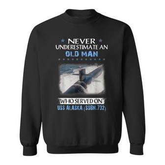 Uss Alaska Ssbn-732 Submarine Veterans Day Father Day Gift Sweatshirt - Seseable