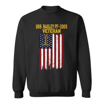 Uss Bagley Ff-1069 Frigate Veterans Day Fathers Day Grandpa Sweatshirt - Seseable