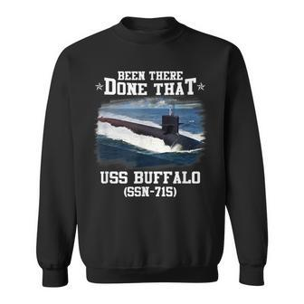Uss Buffalo Ssn-715 Submarine Veterans Day Father Day Gift Sweatshirt - Seseable
