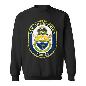 Uss Charleston Lcs-18 Navy Littoral Combat Ship Sweatshirt - Seseable