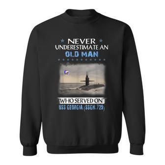 Uss Georgia Ssgn-729 Submarine Veterans Day Father Day Gift Sweatshirt - Seseable