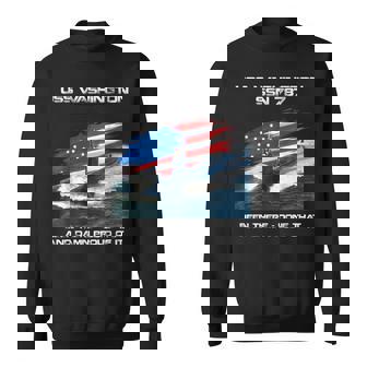 Uss Minnesota Ssn-787 American Flag Submarine Veteran Xmas Sweatshirt - Seseable