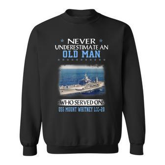 Uss Mount Whitney Lcc-20 Veterans Day Father Day Sweatshirt - Seseable