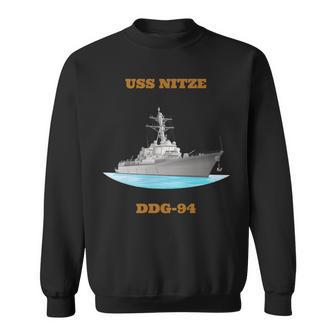 Uss Nitze Ddg-94 Navy Sailor Veteran Gift Sweatshirt - Seseable
