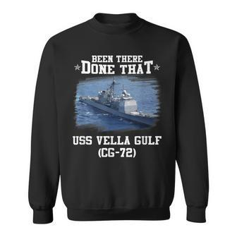 Uss Vella Gulf Cg-72 Ticonderoga Class Cruiser Father Day Sweatshirt - Seseable