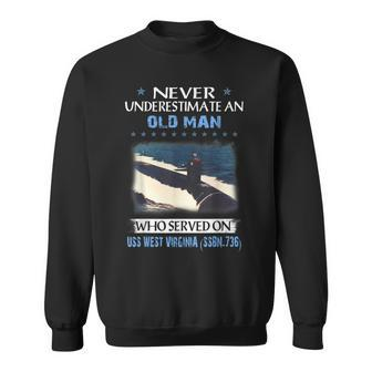 Uss West Virginia Ssbn-736 Submarine Veterans Day Father Day Sweatshirt - Seseable