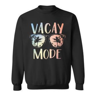 Vacay Mode Retro Vacation Summer Cruise Holiday Vacation Sweatshirt | Mazezy