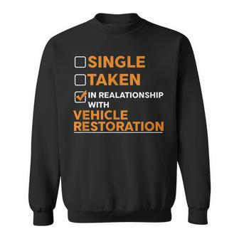 Vehicle Restoration Repair Cars Driver Motor Motocross Gift Sweatshirt