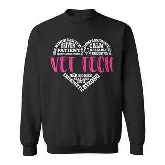 Vet Tech Nurse Love Nursing Students Life Nurse Week Gifts Men Women Sweatshirt Graphic Print Unisex - Thegiftio UK