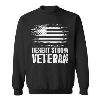 Veteran Gift Desert Storm Veteran Men Women Sweatshirt Graphic Print Unisex - Seseable