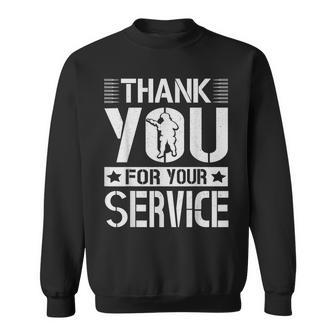 Veterans Day Thank You For Your Service V2 Sweatshirt - Seseable