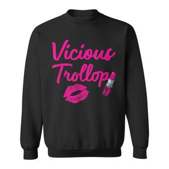 Vicious Trollop Lipstick Png Men Women Sweatshirt Graphic Print Unisex - Seseable
