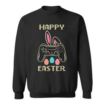 Video Game Easter Bunny Gaming Controller Gamer Boys Girls Sweatshirt - Thegiftio UK